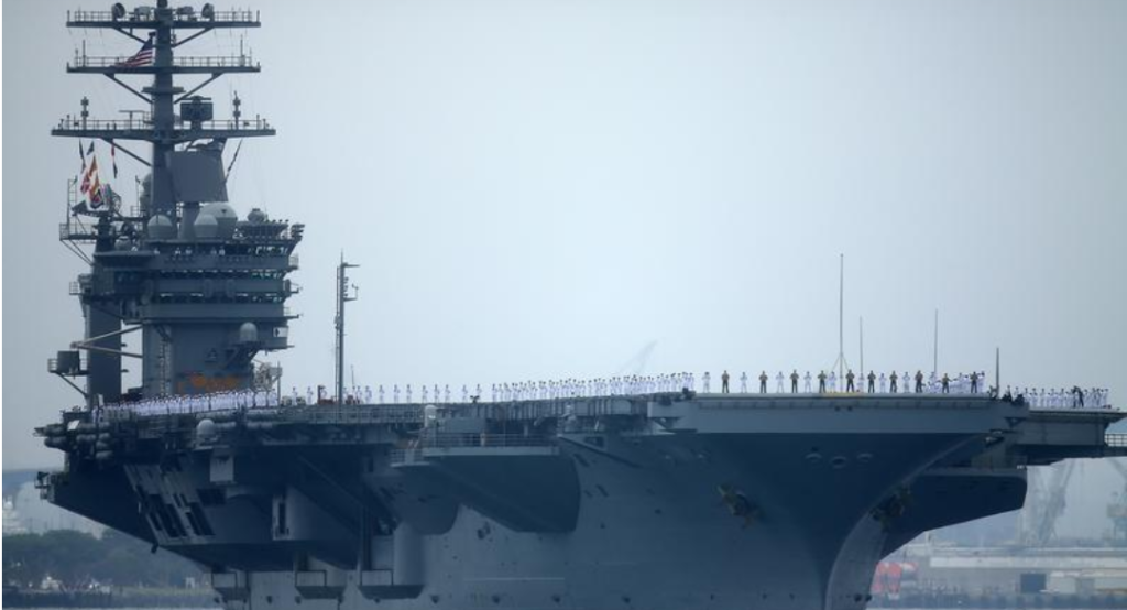 US Navy Ship Fires Warning Shots Near Iranian Vessels