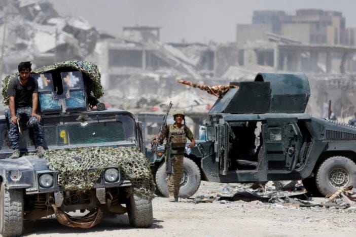 Battles to Retake South Mosul Village from ISIS