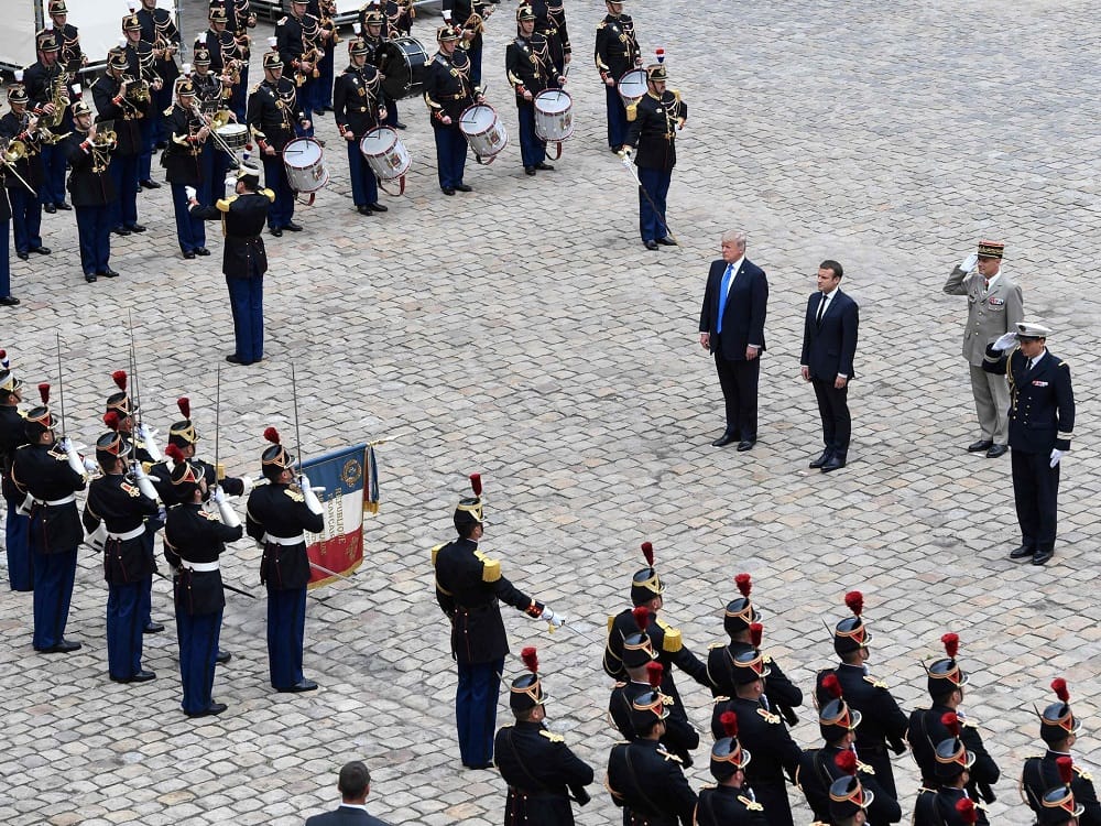 Trump Concludes Two-Day French Visit by Attending Bastille Day Parade
