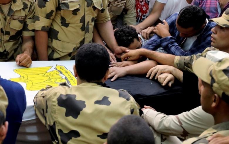 Egypt Kills 16 Gunmen as Soldiers of Terror Attack Laid to Rest