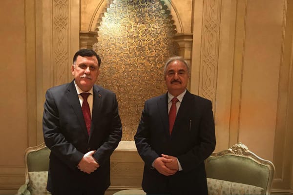 France Seeks a Libya Breakthrough during Haftar-Sarraj Elysee Meeting