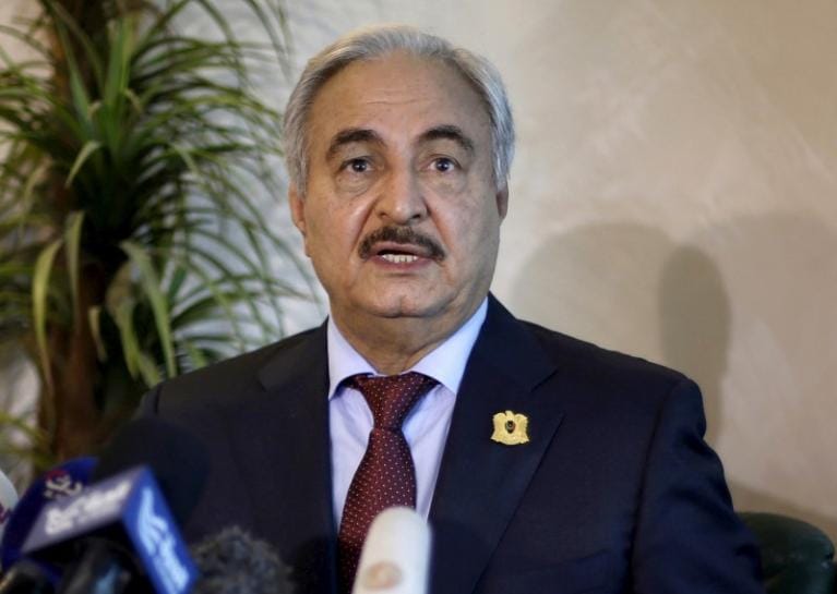 Haftar: Paris Meeting is Sarraj’s Last Chance