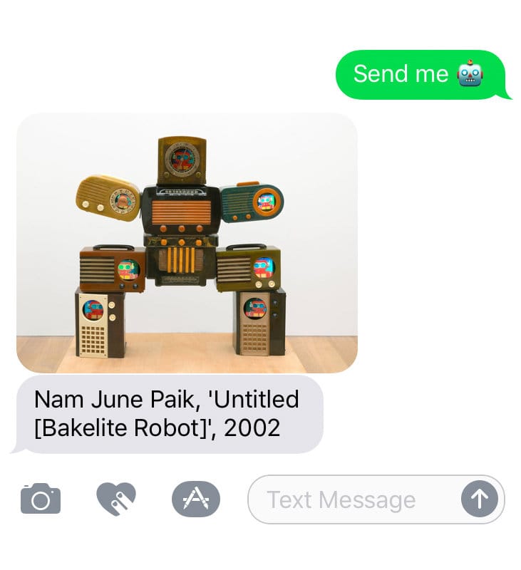 Text for Happiness. Or Sadness. Get Art Back.