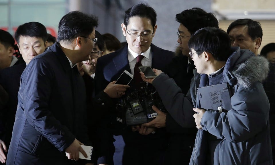 Samsung Heir Guilty of Bribery, Given 5-Year Jail Sentence