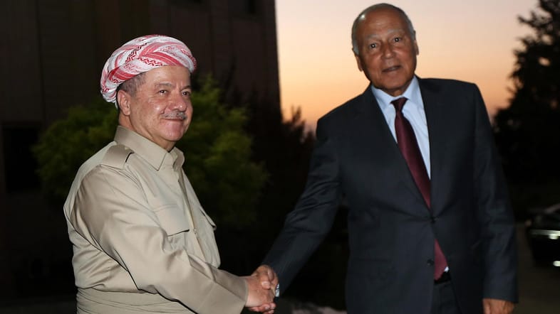 Arab League Chief Visits Baghdad, Erbil in Search of ‘Compromise’ over Referendum Rift
