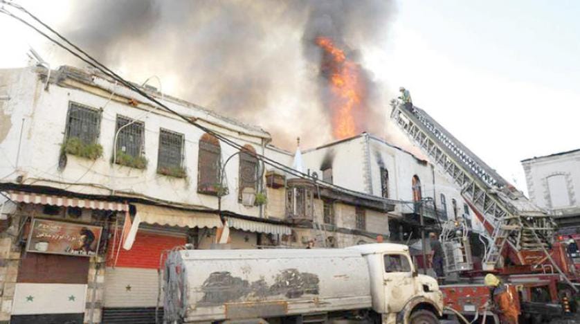 Government Blackout on Markets’ Fires in Damascus