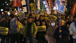 Thousands protest against tough new official secrets law in Japan