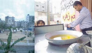 Faced with Israeli shelling, Gaza neighbors band together