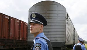 Bodies, black boxes handed over from Ukraine crash site