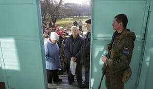 Pro-Russian rebels vote for leaders in eastern Ukraine