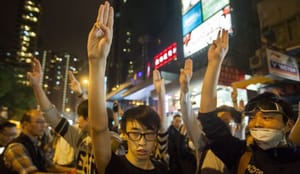 Hong Kong protesters clash with police after new clampdown