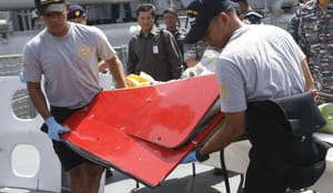 Indonesia naval captain says may have located missing plane’s tail section