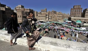 Yemen gov’t, activists campaigning in Geneva against Houthi violations: source