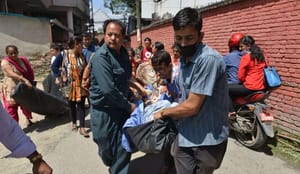 Another major quake hits Nepal, epicenter near China border