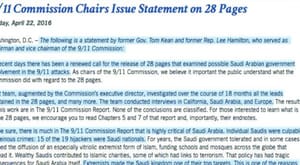 9/11 Commission’s Former Leaders Refute Saudi Involvement in the Attacks