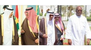 King Salman Holds Talks with President of Burkina Faso