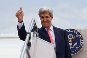 Kerry Meets King Salman to Discuss Syria before Visiting Russia Next Week