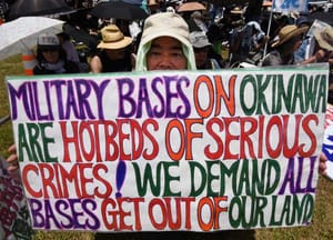 Thousands Protest U.S. Bases on Okinawa after Japan Woman’s Murder
