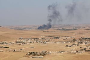 SDF Pushes into ISIS Border Hub as Russian Planes Pound Aleppo