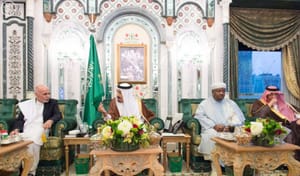 King Salman Receives Presidents of Afghanistan, Gabon in Makkah