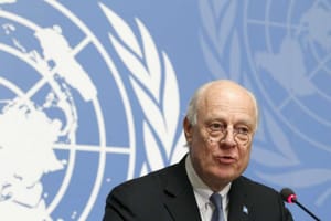 De Mistura: Fighting Terrorism Requires Political Transition in Syria