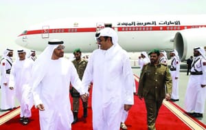 Prince of Qatar Discusses Regional, International Matters with Mohammed bin Zayed