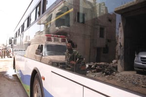 First Evacuees Leave Syrian Daraya