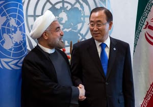 Ban Ki-moon to Rouhani: ‘Encourage Houthis to Negotiate Rationally’