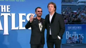 McCartney, Starr Reunite on Blue Carpet for Beatles Documentary