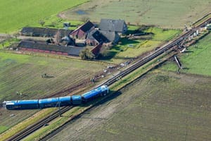 Several Hurt in Dutch Train-Truck Crash
