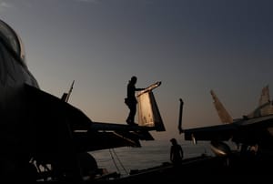 Aboard a U.S. Eye in the Sky, Staring Down ISIS