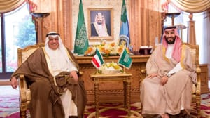 Deputy Crown Prince Discusses Defense Cooperation with Kuwaiti Deputy PM