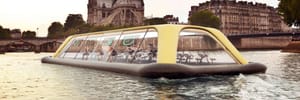 Floating Gym Powered by Human Energy in Paris