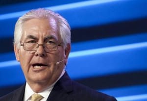 Trump Picks Exxon CEO Tillerson as Top U.S. Diplomat