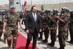 Hariri at Southern Border: Not Concerned by ‘Hezbollah’ Parade
