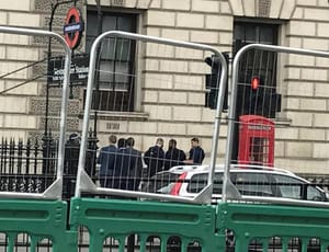 UK Police Arrest Bearded Man in Westminster