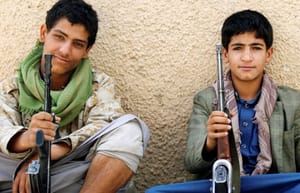 Saleh-Houhi Insurgents Accused of Recruiting 15,000 Children in Yemen