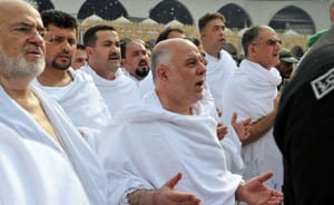 Iraqi PM Arrives in Jeddah, Performs Umrah