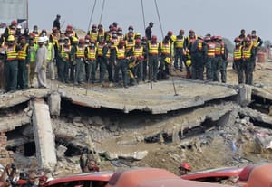 3 Killed in Building Collapse in Pakistan