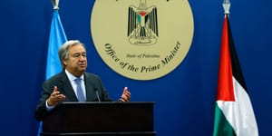 Hamas Demands End to Israeli Siege as UN Chief Visits Gaza