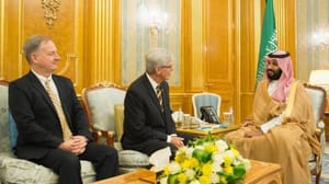 Saudi Crown Prince Meets with Mississippi Governor