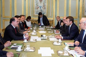 French President Meets Venezuela Opposition Leaders