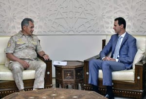 Assad Receives Russian Minister of Defense