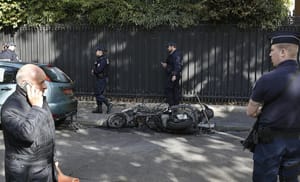 Motorbike Explodes in front of Jordan’s Military Office in Paris