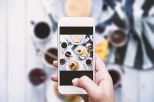 Avoiding Cameras While Training the Lens on Food