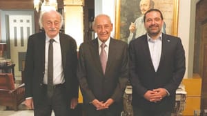 Hariri-Berri-Jumblatt Meeting Highlights Conciliatory Slogans, Paves the Way for Electoral Alliances