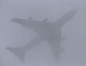 Obama’s Final Ride into a Wet, Foggy California Night