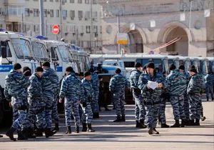 Rare Moscow Demonstration Ends with Opposition Leader Arrest