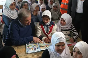 UN Chief Visits Jordan’s Zaatari Refugee Camp