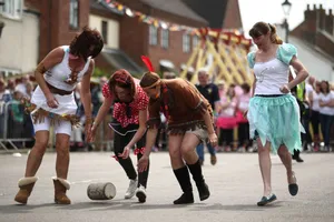 British Village Hosts Annual Cheese Rolling Championship